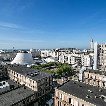 F2 Immeuble Perret Avec Vue A 180 ° Sur La - Parking Privatif - Hypercentre * Le Havre