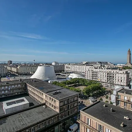 Appartamento F2 Immeuble Perret Avec Vue A 180 ° Sur La - Parking Privatif - Hypercentre Le Havre
